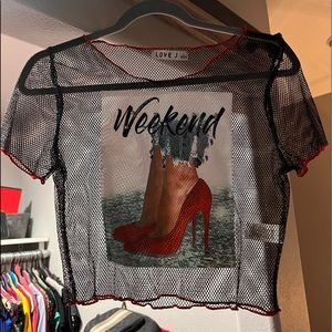 Fishnet crop